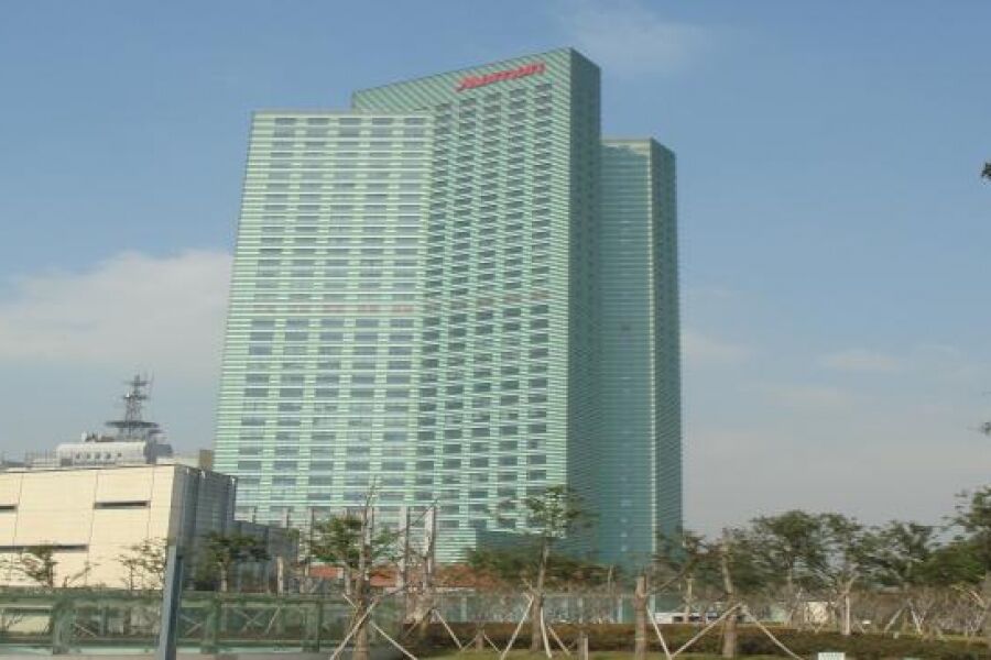 Application of patterned curtain wall glass to the Ningbo Marriott Hotel Project